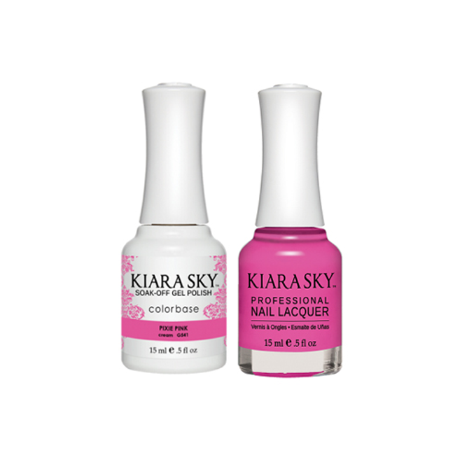 Kiara Sky Gel + Lacquer - #G541- Pixie Pink