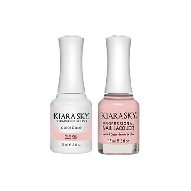 Kiara Sky Gel + Lacquer - #G557- Petal Dust