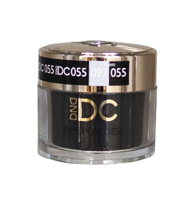 DND DC Dip Powder - #DC055- Black Ocean