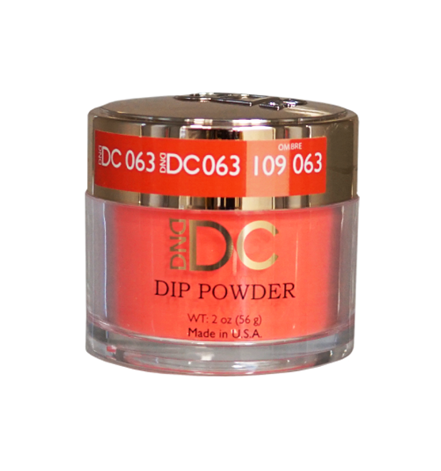 DND DC Dip Powder - #DC063- Shocking Orange