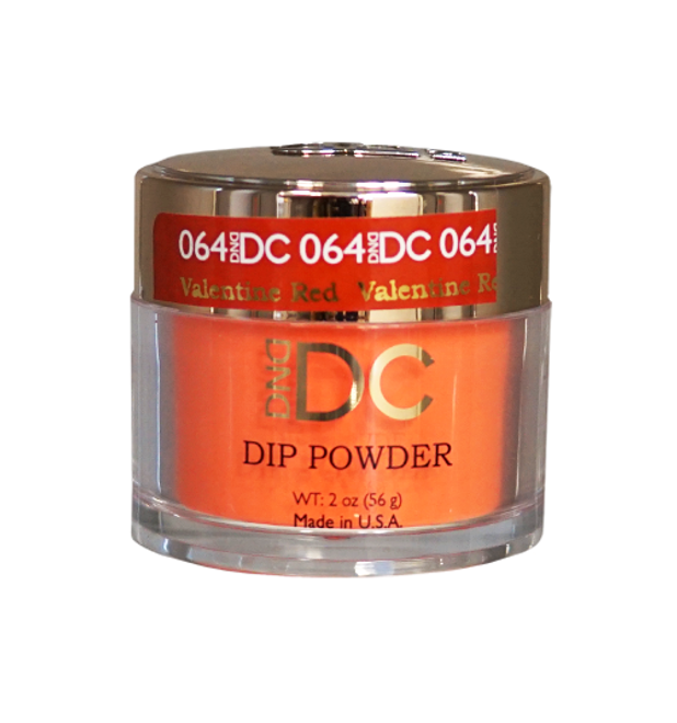 DND DC Dip Powder - #DC064- Valentine Red