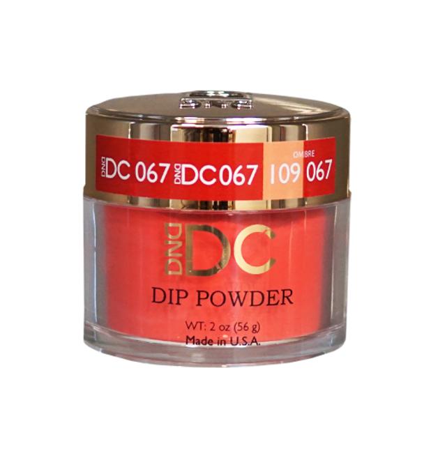 DND DC Dip Powder - #DC067- Fire Engine Red