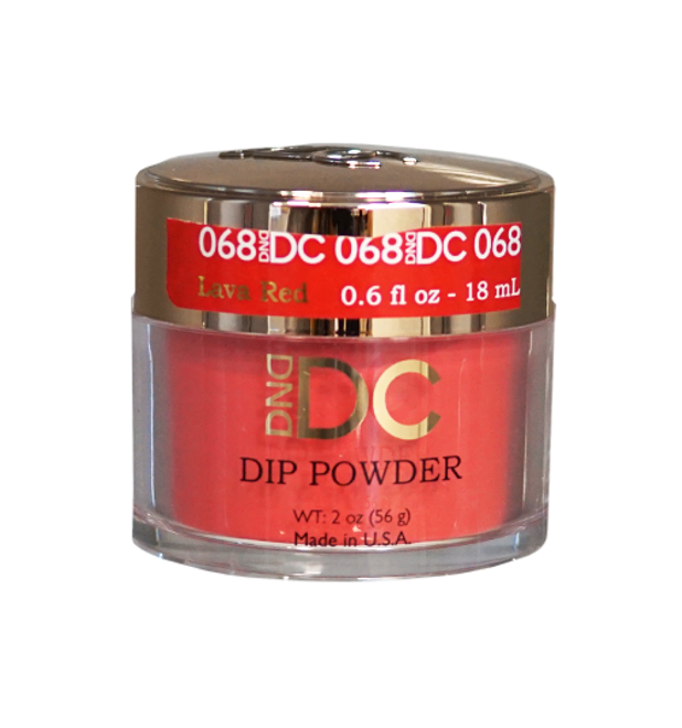 DND DC Dip Powder - #DC068- Lava Red