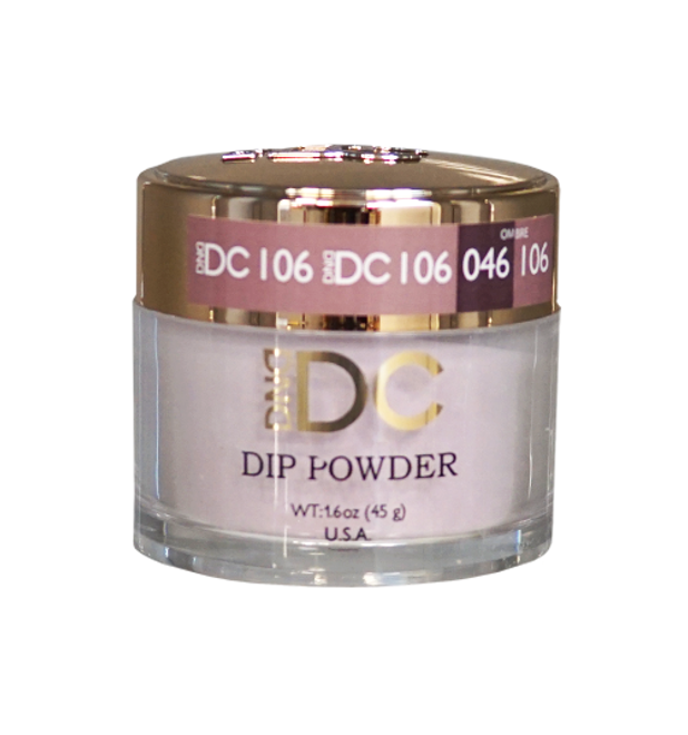 DND DC Dip Powder - #DC106- Cherry Rose