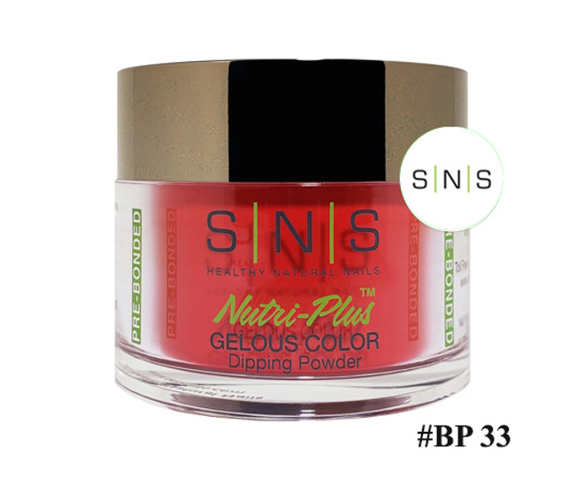 SNS Powder Color 1.5 oz - #BP33 Cardinal Rouge