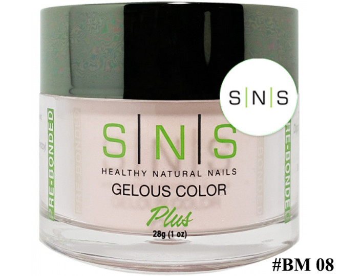 SNS Powder Color 1.5 oz - #BM08 Pale Pink Rose