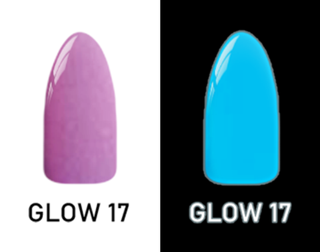 CHISEL 2IN1 ACRYLIC & DIPPING 2OZ - NEON GLOW IN THE DARK COLLECTION -GLOW17