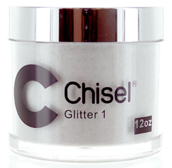 CHISEL 2 IN 1 ACRYLIC & DIPPING REFILL 12OZ - GLITTER 1