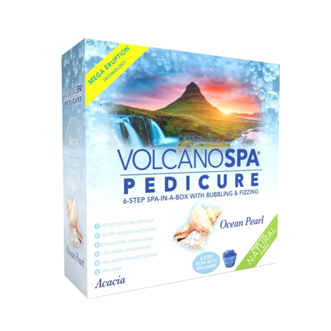 La Palm Volcano Spa Pedicure 6-Step - Ocean Pearl (Acacia)