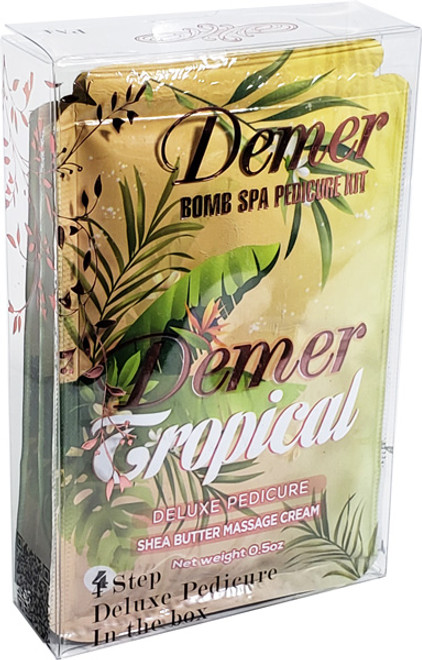 Demer Bomb Spa Pedicure Kit 4in1 - Tropical