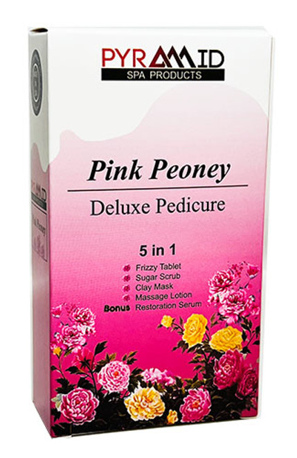 PYRAMID DELUXE PEDICURE 5 IN 1 - PINK PEONEY