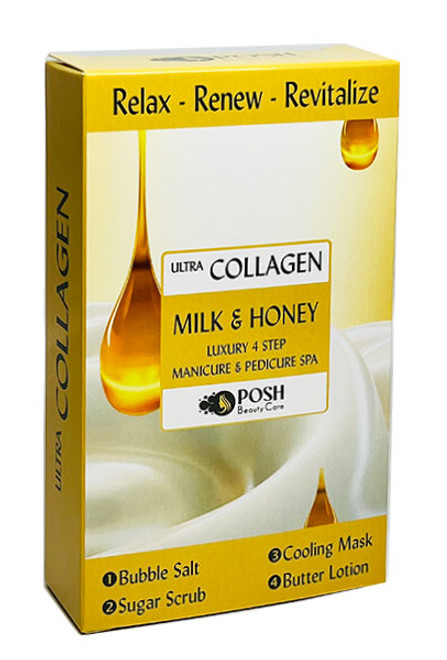 POSH DELUXE PEDICURE 4 IN 1 - MILK & HONEY