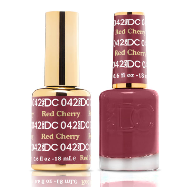 DND DC Gel Duo - DC042- Red Cherry - Diamond Nail Supply, LLC