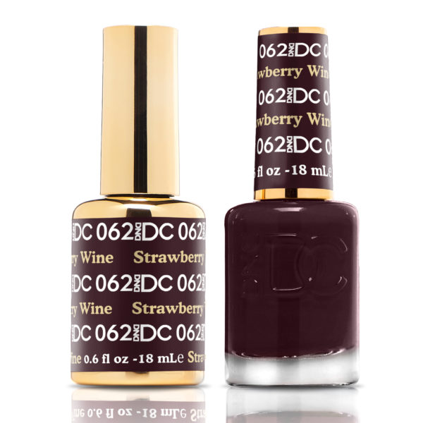 DND DC Gel Duo - DC062- Strawberry Wine - Diamond Nail Supply, LLC