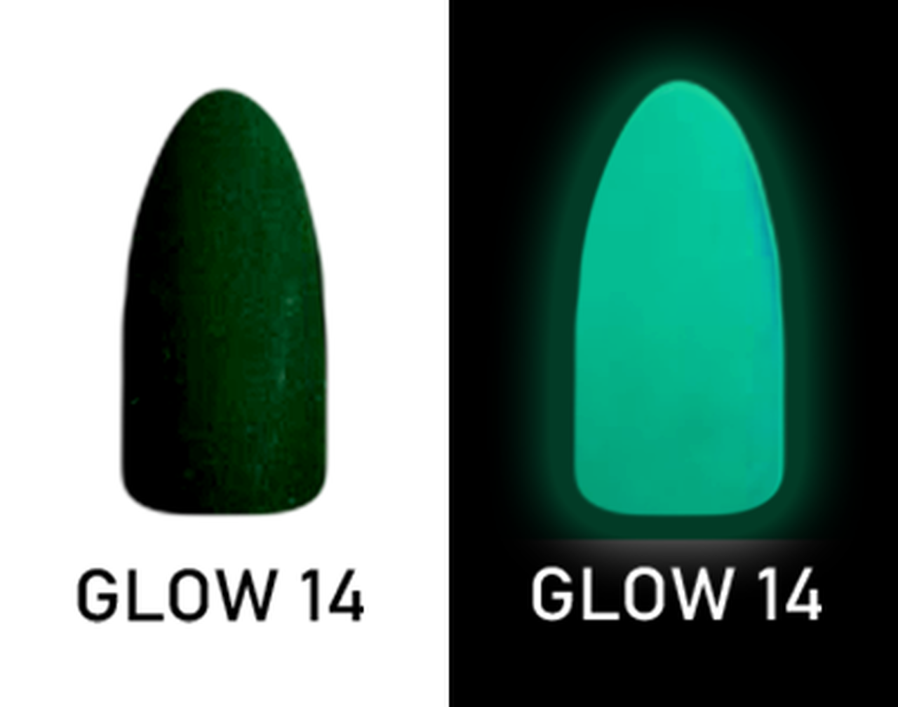 CHISEL 2IN1 ACRYLIC & DIPPING 2OZ NEON GLOW IN THE DARK COLLECTION
