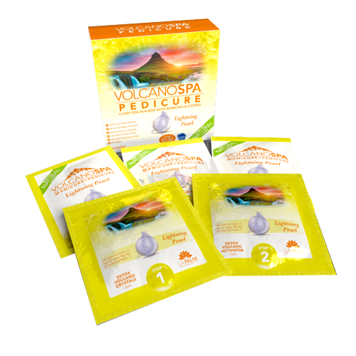 La Palm Volcano Spa Pedicure 6-Step - Lighting Pearl (Jasmine