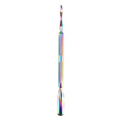 Cuticle Pusher - size 4.7 inch - Rainbow Color