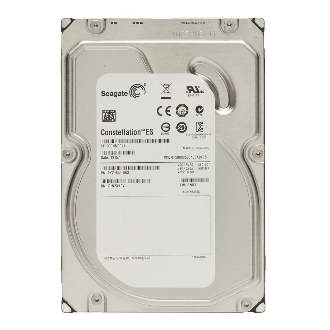 Seagate Constellation ES ST1000NM0011 1TB 7200 RPM 64MB Cache SATA 6.0Gb/s  3.5