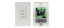 Kramer Electronics RC-306/US-D(W/B) 6–button Ethernet and KNET™ 1-gang Control Keypad, PoE Kramer Electronics RC-306/US-D(W/B) 6–button Ethernet and KNET™ 1-gang Control Keypad, PoE