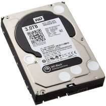 Western Digital WD3003FZEX Black 3TB Performance Desktop Hard Disk Drive 7200 RPM SATA 6Gb/s 64MB Cache 3.5' - Used