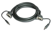 Kramer Electronics C-GMA/GMA-50 Molded 15-pin HD + Audio (Male - Male) Cable (50')