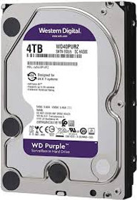 Western Digital Purple WD40PURZ 4TB Surveillance Hard Disk Drive 5400 RPM Class SATA 6Gb/s 64MB Cache 3.5" - Used Western Digital Purple WD40PURZ 4TB Surveillance Hard Disk Drive 5400 RPM Class SATA 6Gb/s 64MB Cache 3.5" - Used