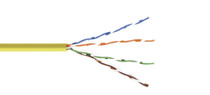 Kramer Electronics BC-6SLD-1000YL Bulk Cable Cat6-Solid UTP 1000ft Yellow