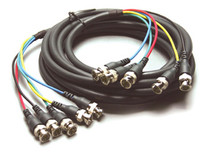 Kramer Electronics C-5BM/5BM-15 Molded 5 BNC (Male - Male) Cable (15') Kramer Electronics C-5BM/5BM-15 Molded 5 BNC (Male - Male) Cable (15')