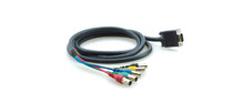 Kramer Electronics C-GM/5BF-25 Molded 15-pin HD to 5 BNC (Male-Female) Breakout Cable (25') Kramer Electronics C-GM/5BF-25 Molded 15-pin HD to 5 BNC (Male-Female) Breakout Cable (25')