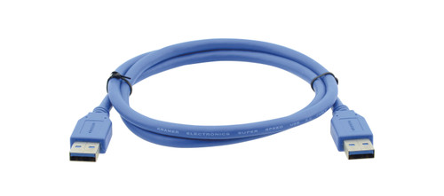 Kramer Electronics C-USB3/AA-6 USB 3.0 A(M) to A(M) Cable-6ft Kramer Electronics C-USB3/AA-6 USB 3.0 A(M) to A(M) Cable-6ft