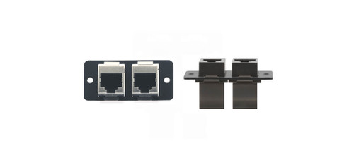 Kramer Electronics W4545(W) Wall Plate Insert - Dual RJ-45