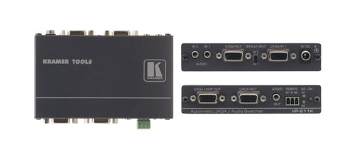 Kramer Electronics VP-211K 2x1 Computer Graphics Video & Stereo Audio Standby Switcher