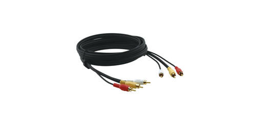 Kramer Electronics C-3RVAM/3RVAM-12 3 RCA (M) - 3 RCA (M) Cable - 12' Kramer Electronics C-3RVAM/3RVAM-12 3 RCA (M) - 3 RCA (M) Cable - 12'