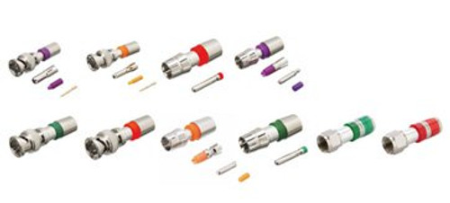 Kramer Electronics CC-BNC-25 BNC(M) Compress. Connector 25 AWG Solid Core Cable