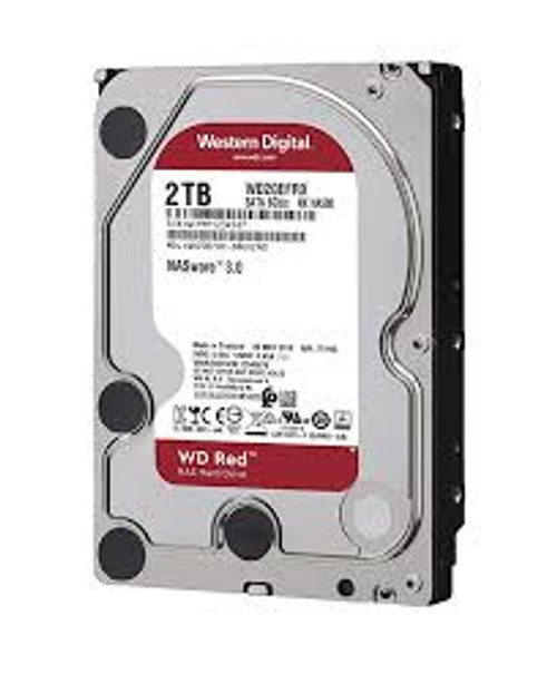 WD WD20EFRX Red 2TB NAS Hard Disk Drive - 5400 RPM Class SATA 6Gb/s 64MB Cache 3.5 Inch - Used