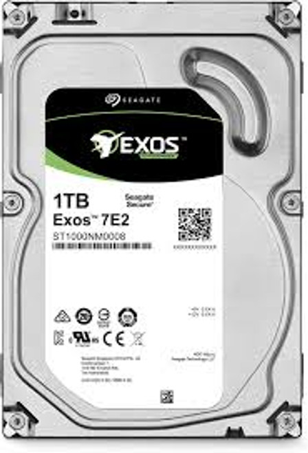 Seagate Exos ST1000NM0008 7E2 3.5" HDD 1TB 7200 RPM 512n SATA 6Gb/s 128MB Cache Internal Hard Drive <br> - Manufacturer Refurbished - Sealed