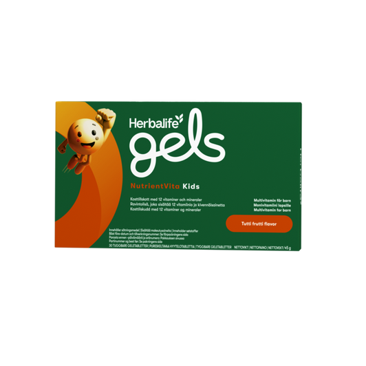 VITAMINER FOR BARN: GELS TUTTI FRUTTI