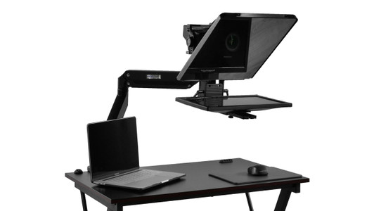 Desktop Free Fly Single Arm Teleprompter Desktop Free Fly Single Arm Teleprompter