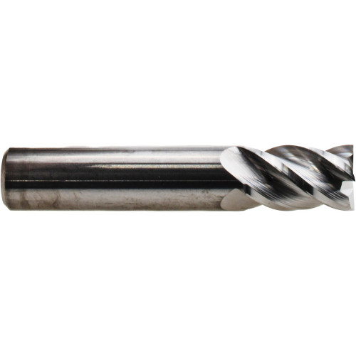 3/16" Square End Mill Carbide 4 Flute 30° Helix Stub Length Uncoated HTC DIA=3/16" LOC=3/8" OAL=2" SHK=3/16"