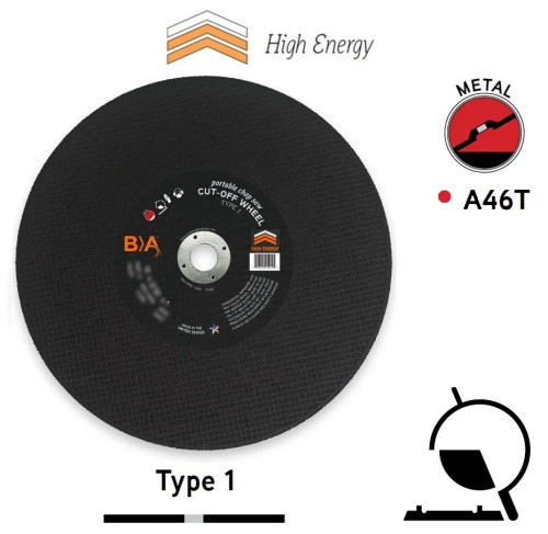 10 x 3/32" | T1 Cut-Off Wheels | Portable Chop Saws | 5/8" Arbor | Box 10