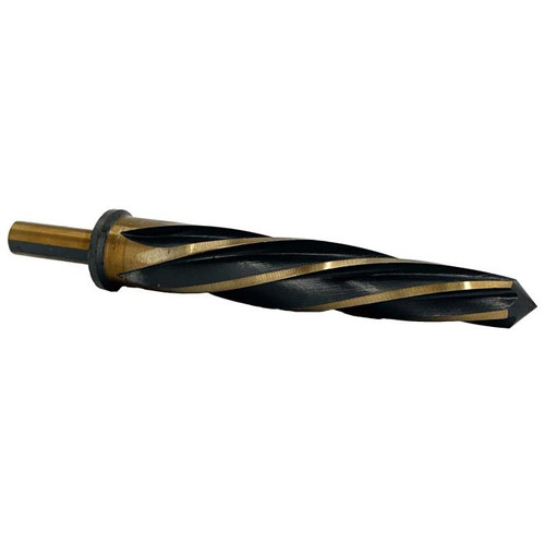7/8 HSS Bridge/Construction Reamer 1/2 Shank and Black & Gold Finish
