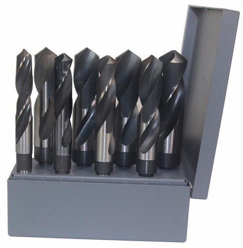 9/16-1x16ths 8 Piece HSS Reduced Shank Drill Bit Set