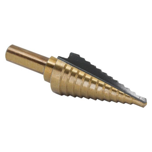 #4 HSS Black & Gold Step Drill Bit (3/16 - 7/8 by 1/16)