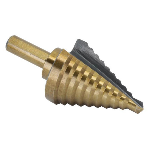 #5 HSS Black & Gold Step Drill Bit (1/4 - 1-3/8 by 1/8)
