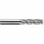 1/2" Ball End Mill Carbide 4 Flute 30° Helix Extra Extra Long Length Uncoated HTC DIA=1/2" LOC=5" OAL=8" SHK=1/2"