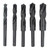 14.00mm - 18.00mm 5 Piece HSS Reduced Shank Drill Bit Set Plastic Case Pouch