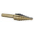 #2 HSS Black & Gold Step Drill Bit (3/16 - 1/2 by 1/16)