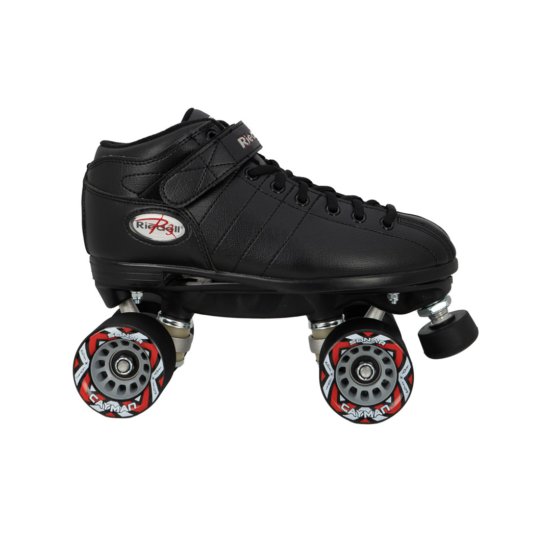 Riedell R3 Cayman Derby Quad Roller Skates - Indoor