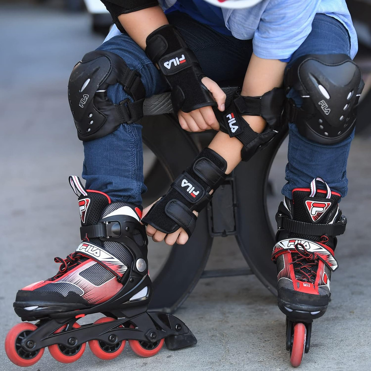 FILA J-One Inline Skates - Adjustable for Kids
