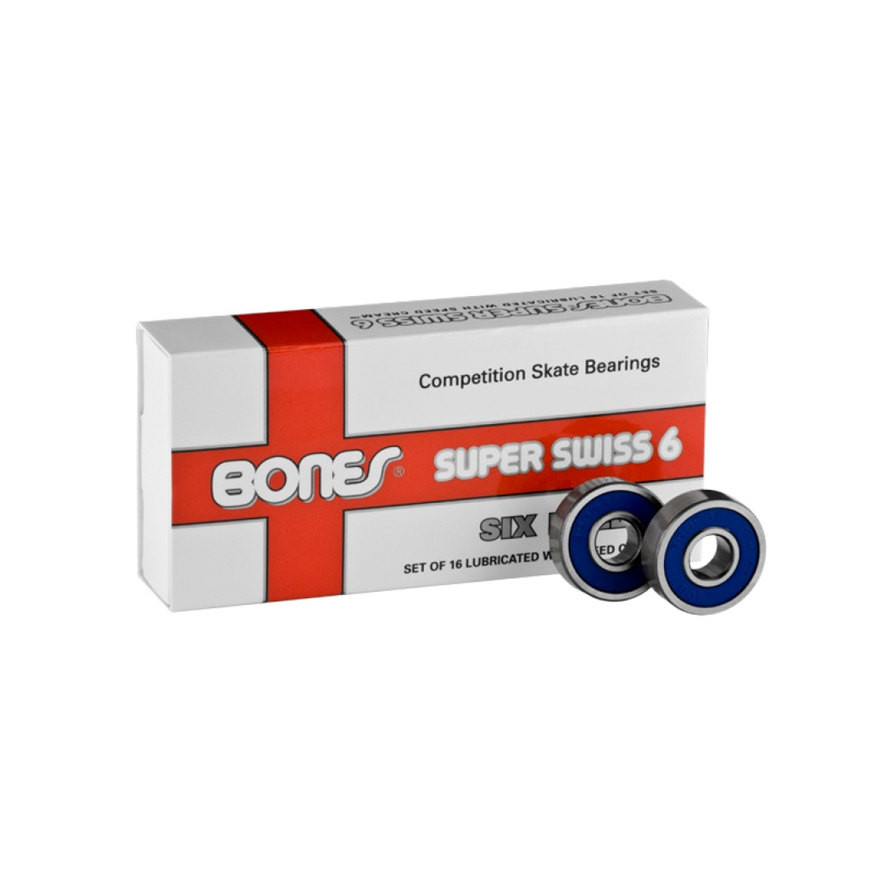 Bones Super Swiss 6 Bearings (16 pack)